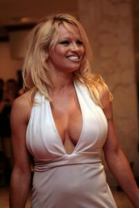 Pamela Anderson at White House Correspondents\' Association dinner in Washington